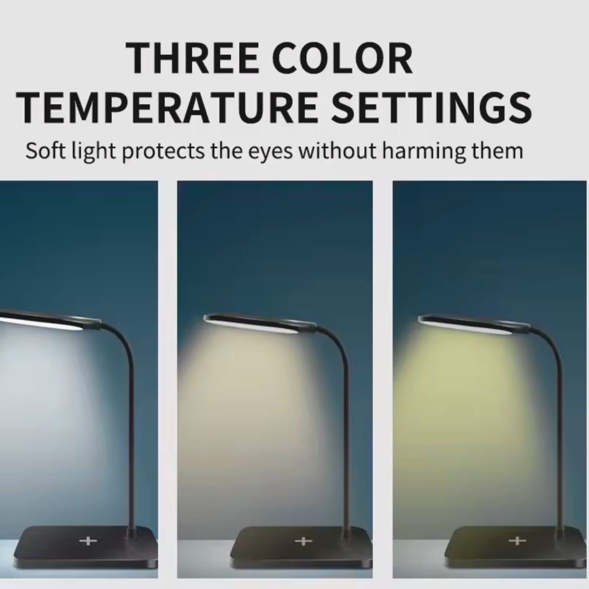 LED Desk Lamp with Wireless Charger